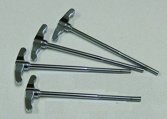 New Bass Drum T-Rod 7/32" 4 - Pack